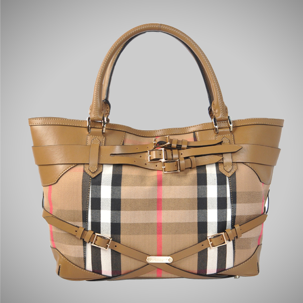 Burberry Media Briglia casa Controllare Tote Borsa 37.638.461-2