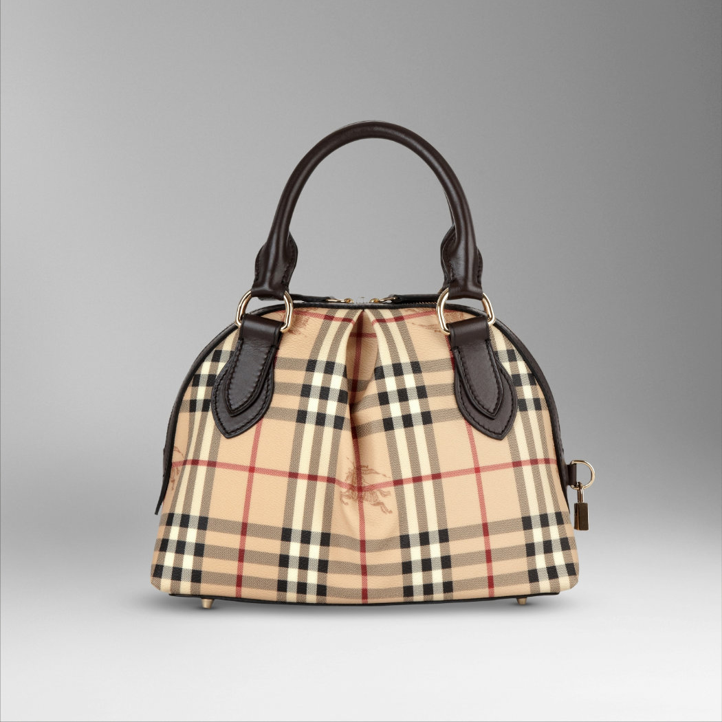 Burberry Piccolo Haymarket check Bowling Borsa 32010071