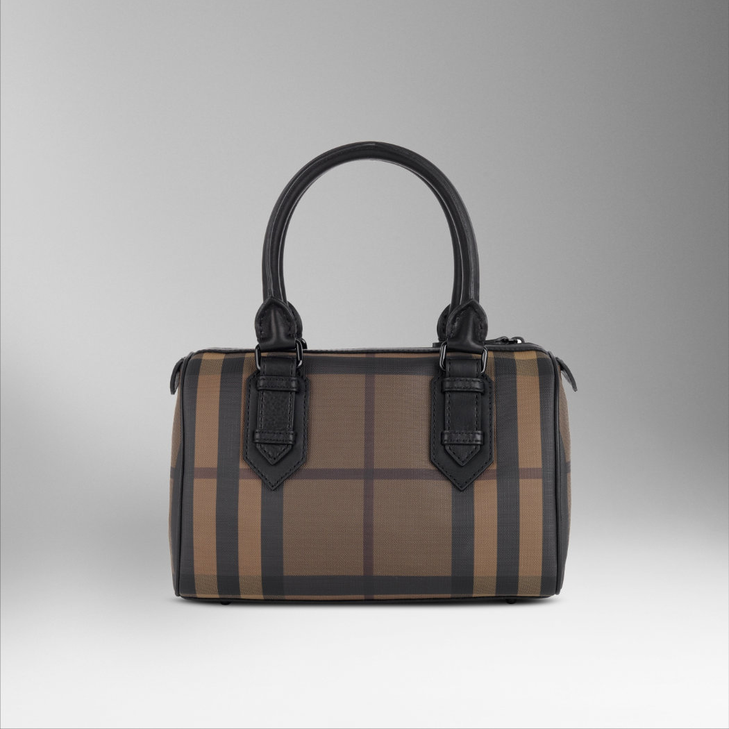 Burberry affumicato Controllare Bowling Borsa 36904421