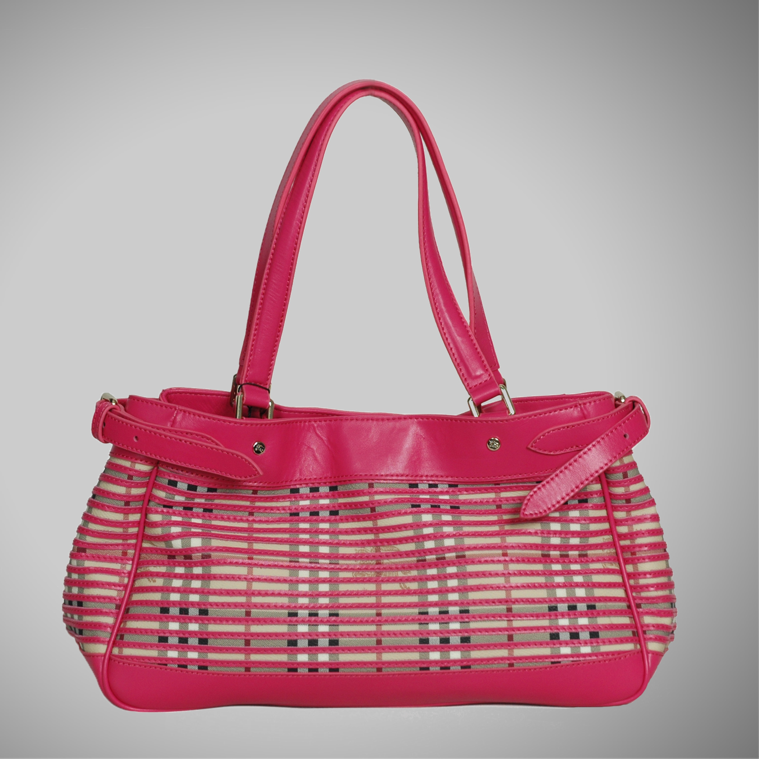 Burberry Piccoli Haymarket Stripes Tote Borsa 37541241