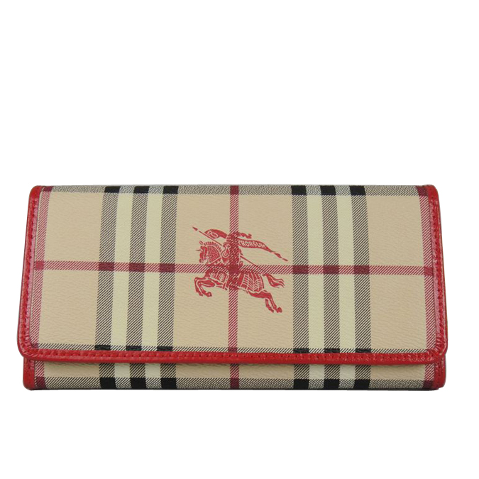 Burberry Haymarket check Foldover Wallet 37661611