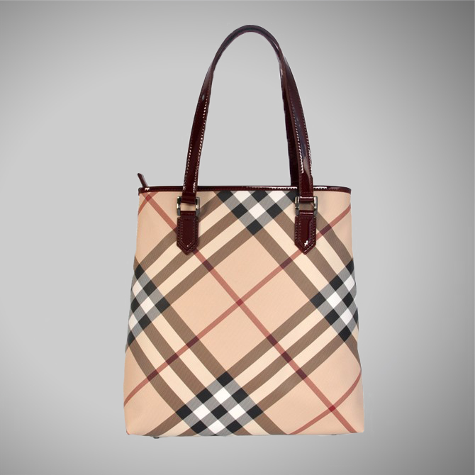 Burberry Nova Check Tote Borsa Ritratto 34598573