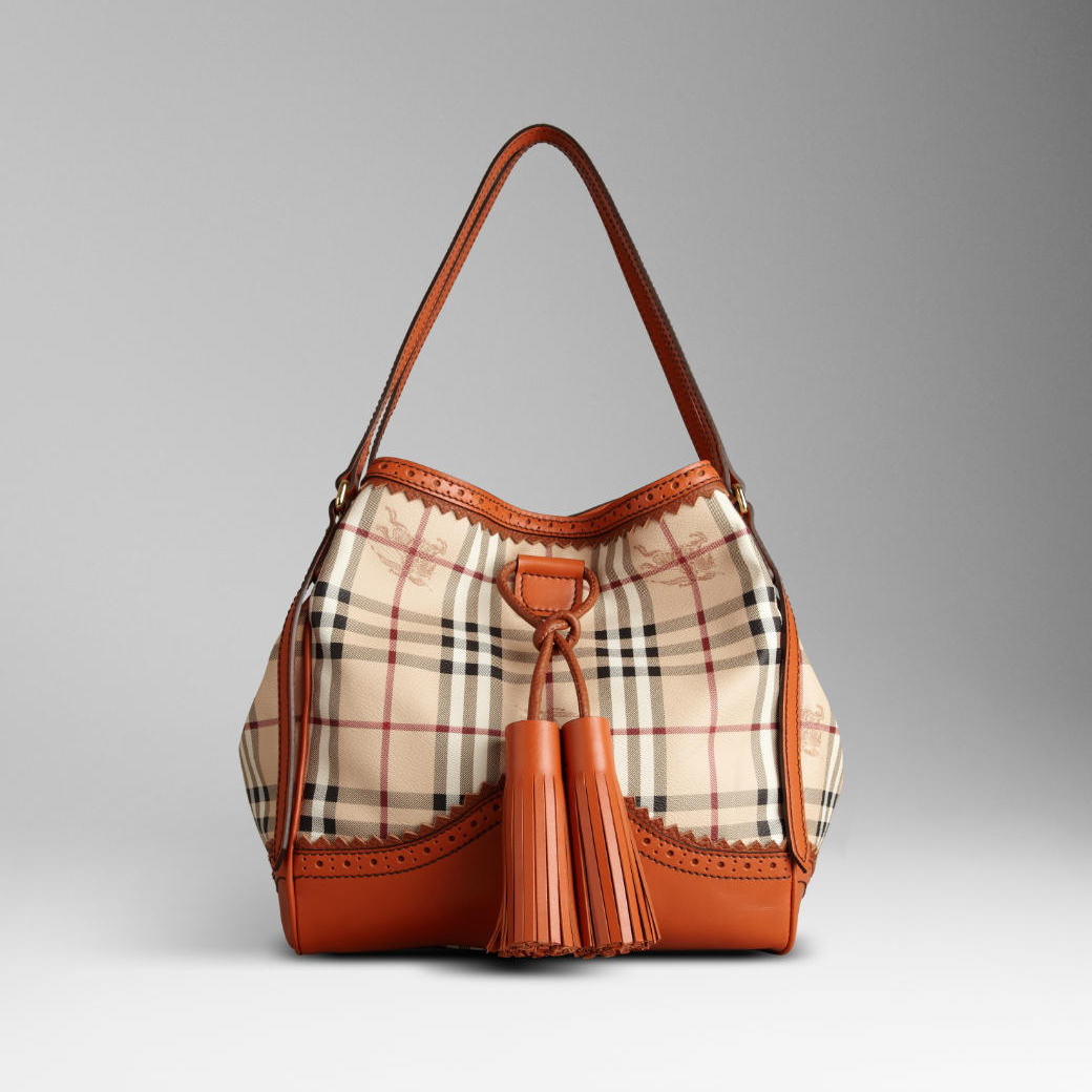 Burberry Piccolo Haymarket Brogue Tote Borsa 37867321