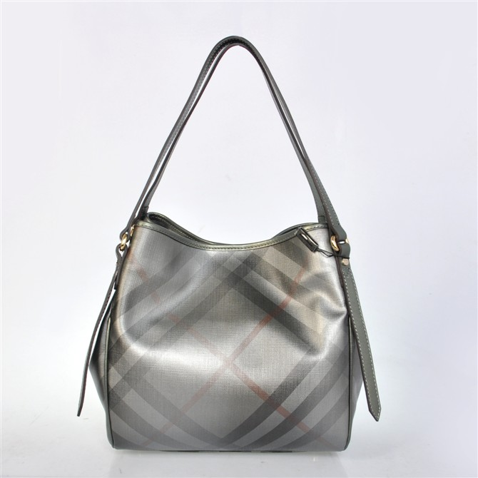 Burberry Media Metallic Tote Check 37.869.271-1