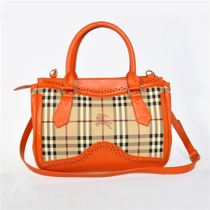 Burberry Haymarket Media Brogue Tote 37.869.111-1