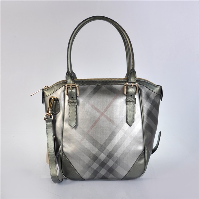 Burberry Media Metallic Tote Check 38.037.551-2