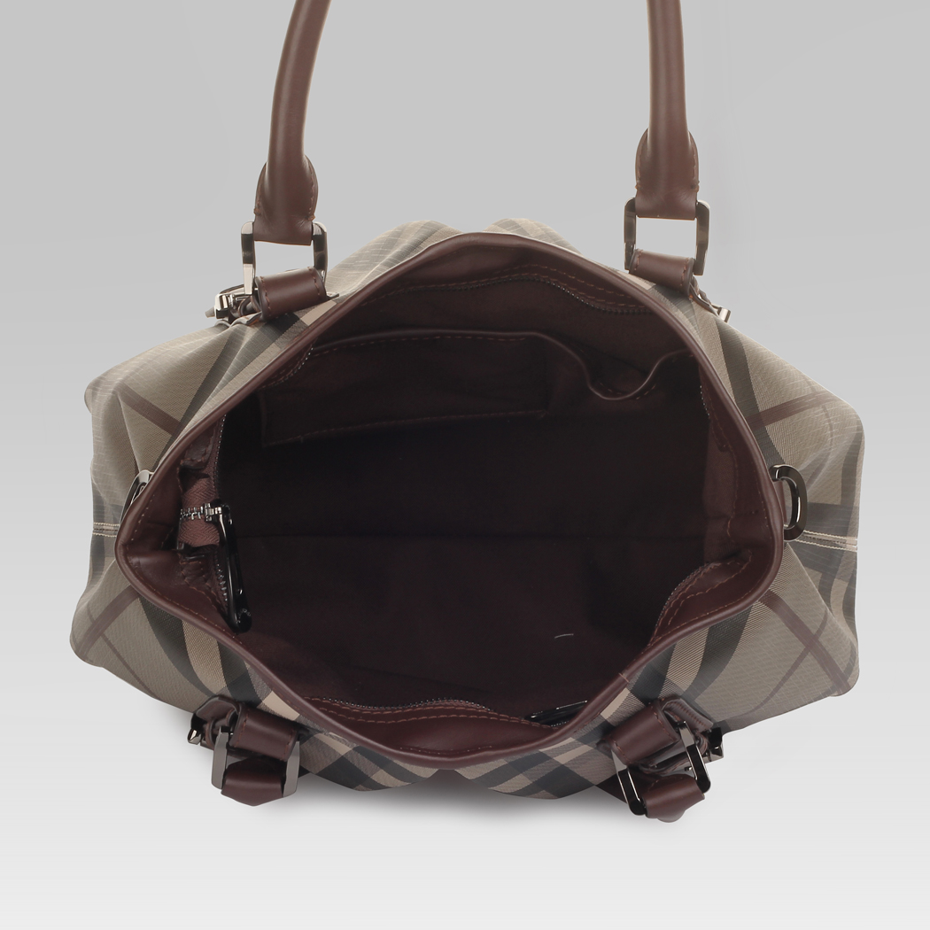 Burberry Media affumicato Controllare Tote 37865701