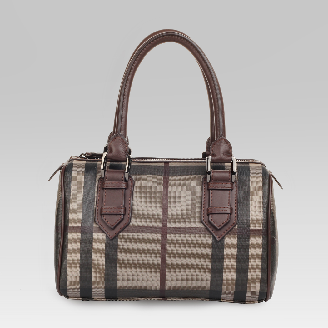 Burberry Piccolo Smoked check Bowling Borsa 37865521