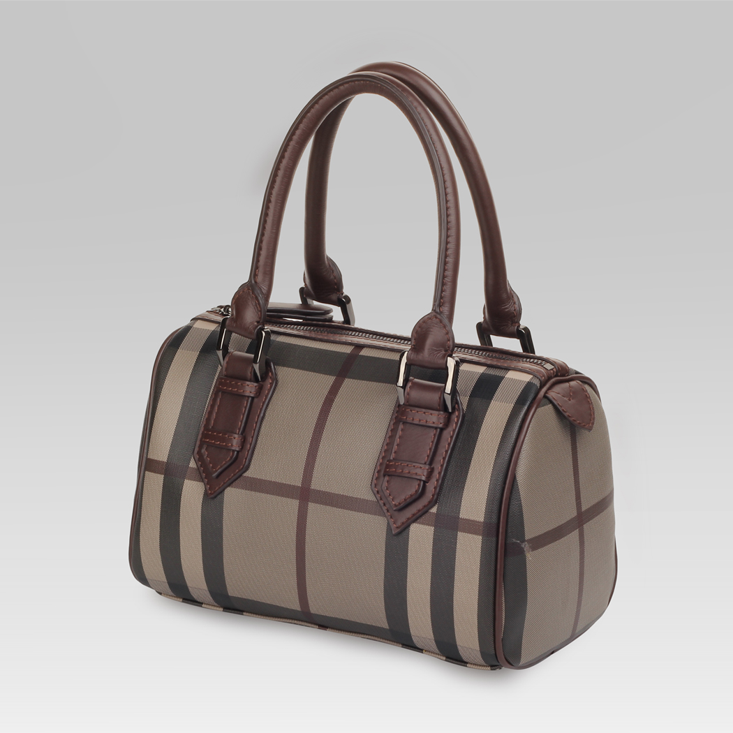 Burberry Piccolo Smoked check Bowling Borsa 37865521