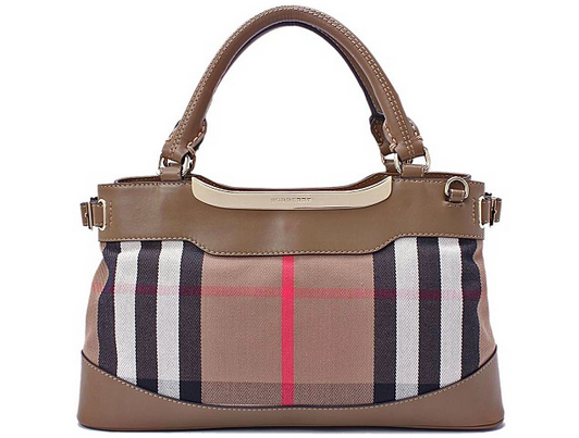 Burberry classicoa Tote Borse Beige Nero