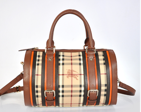 Hobo Burberry Outlet economici Marrone Burberry 'House Check'