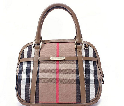 Burberry in linea beige e rosso Burberry Borse Controllare con cintura Hobo