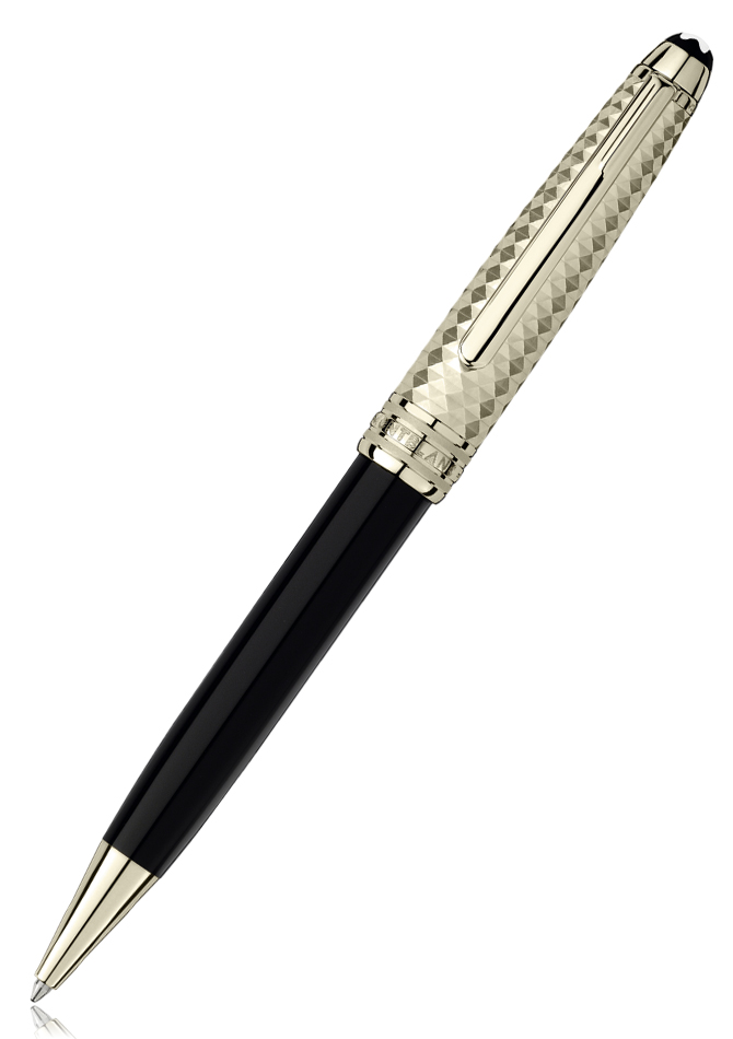 Montblanc Meisterst & uuml; ck Solitaire Dou & eacute; Geometric Penna a sfera Dimension