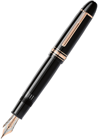 Montblanc Meisterstück R149 rosso oro medio Penna stilografica Pennino