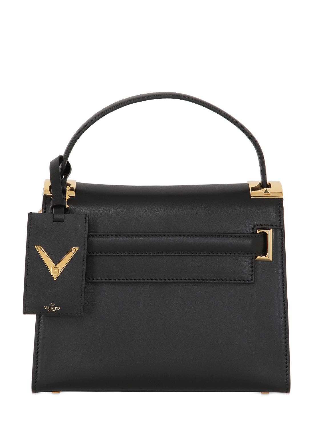 Valentino borsa piccola "my rockstud" in pelle nero donna borse,valentino slingback rockstud,valentino tubino,nuova collezione 2017