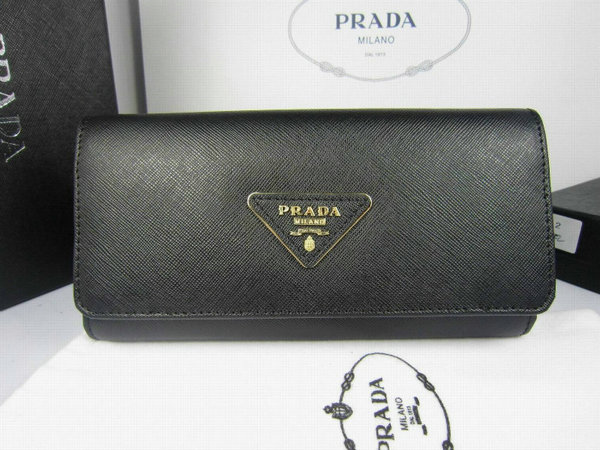 Prada Portafoglio 2013 Saffiano 0512 in nero