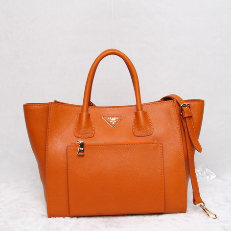 2014 Prada Vitello Daino Tote di cuoio BN2626 a Orange