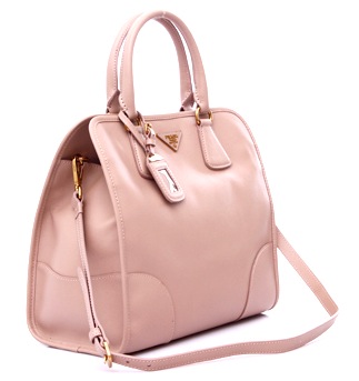 Saffiano Prada borsetta di pelle in Bianco BN2254