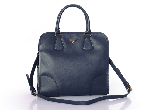 Saffiano Prada borsa BN2254 in pelle in blu