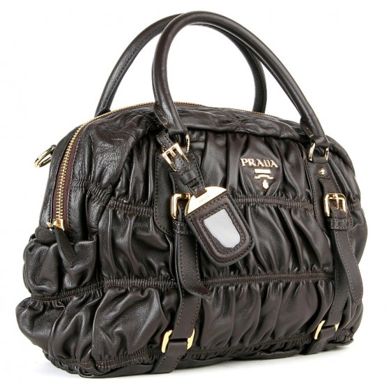 Prada Gaufre borsa medico in pelle BL0397 in Rosolare