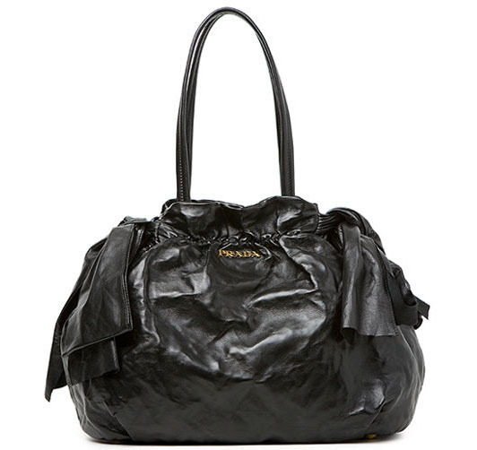 Prada borsetta di pelle BR4205 Smooth in Nero