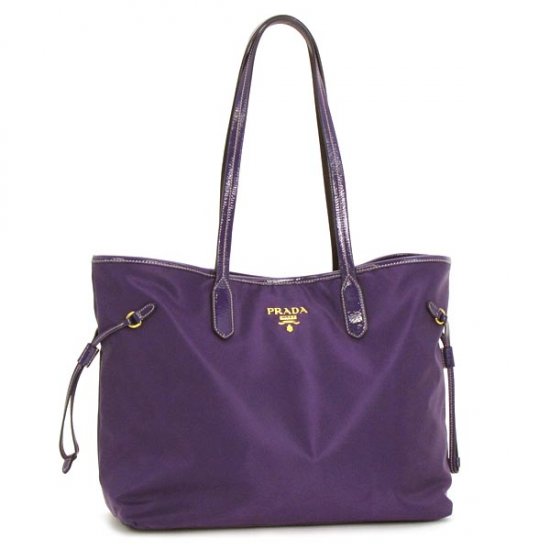 Prada Tessuto Nylon Tote BR4104 in viola