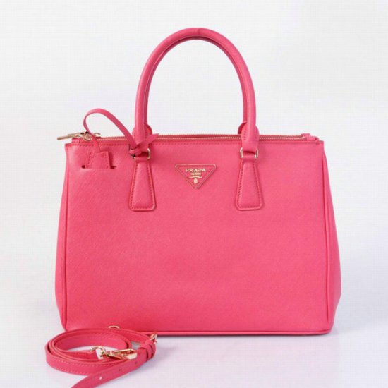 2012 Saffiano Prada Donna Lux Tote BN2274 a Rose rossa