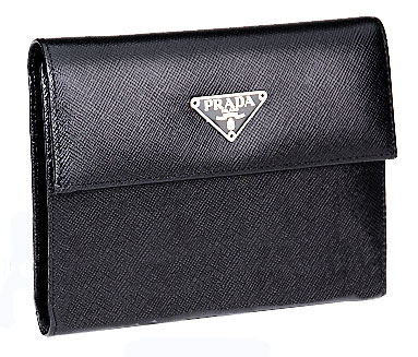 Prada Saffiano Portafoglio M170 in pelle nera