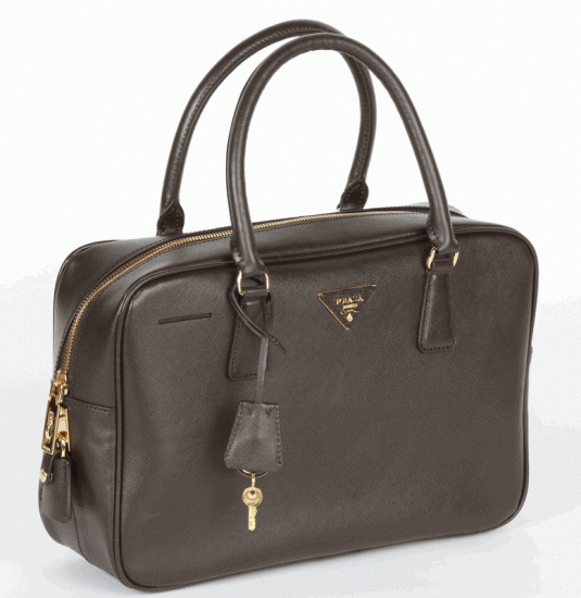 Prada Saffiano Cuoio Borsa Medico BL0094 in Rosolare