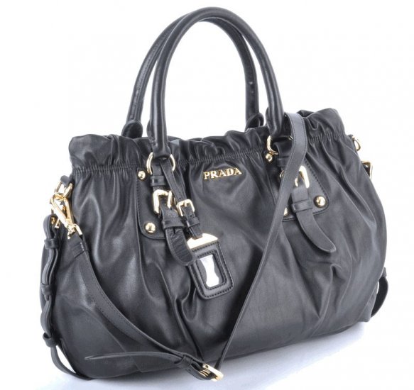 Prada borsetta di pelle BR4259 in Nero