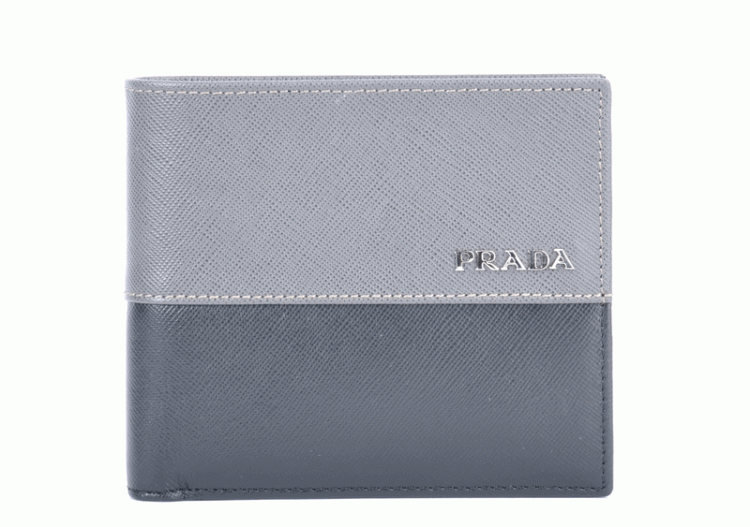 Prada Uomo Portafoglio 2M0738 a Gray