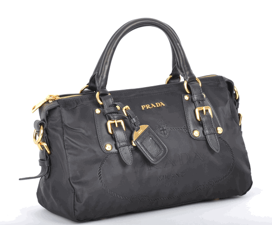 Prada Nylon Logo borsetta Bn2002 in Nero