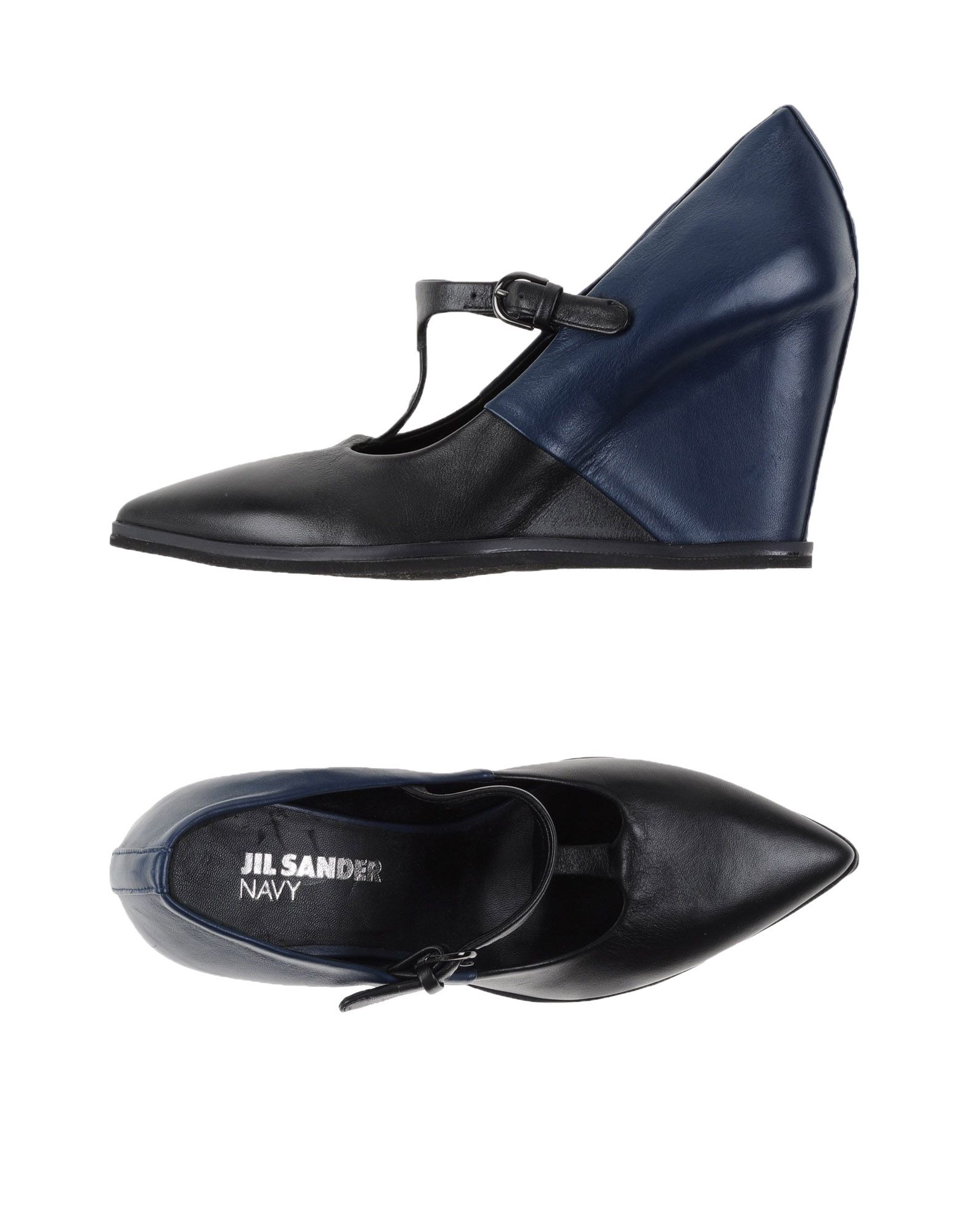 JIL SANDER NAVY Décolleté Nero Donna Scarpe