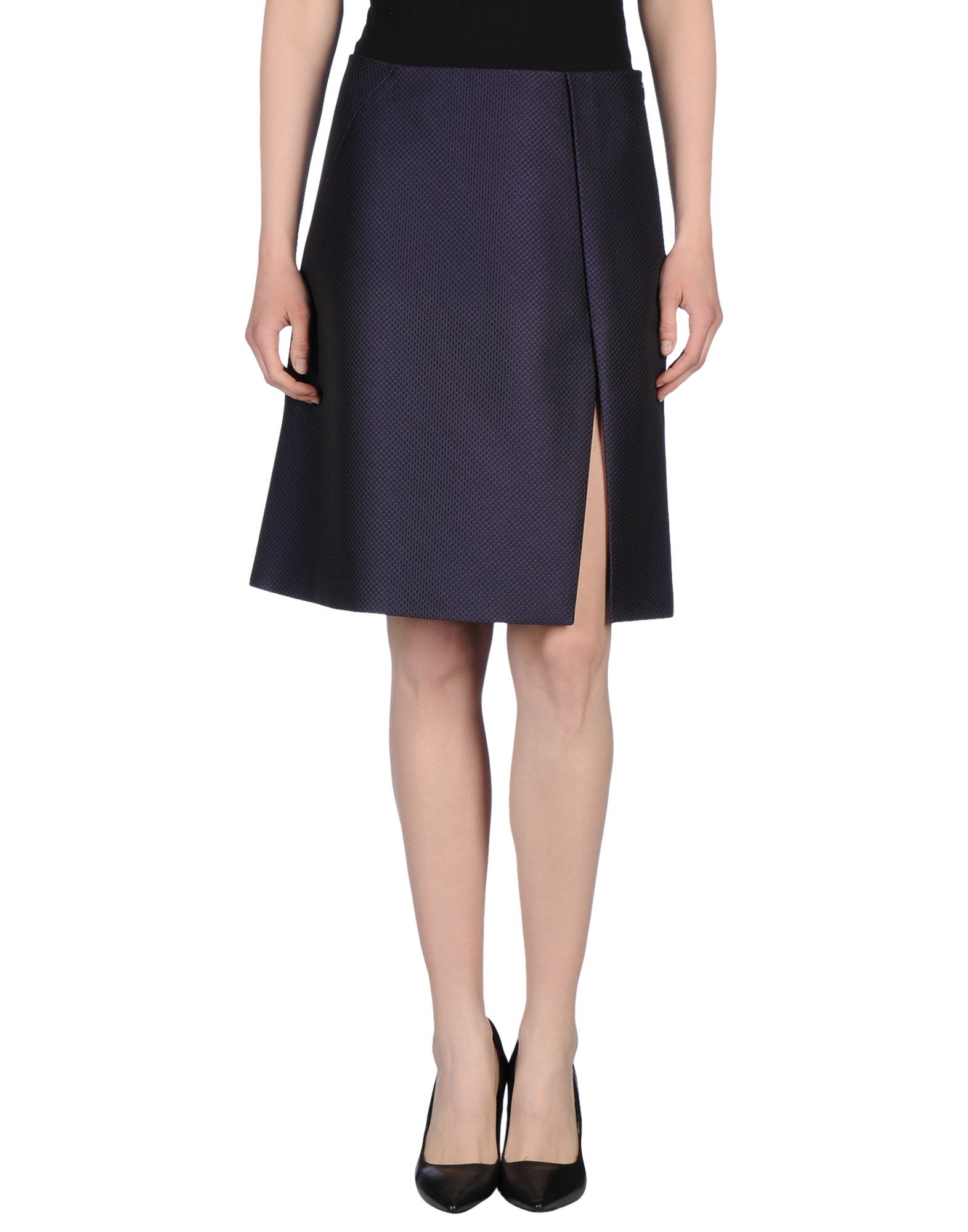 JIL SANDER NAVY Gonna ginocchio Viola Donna Gonne