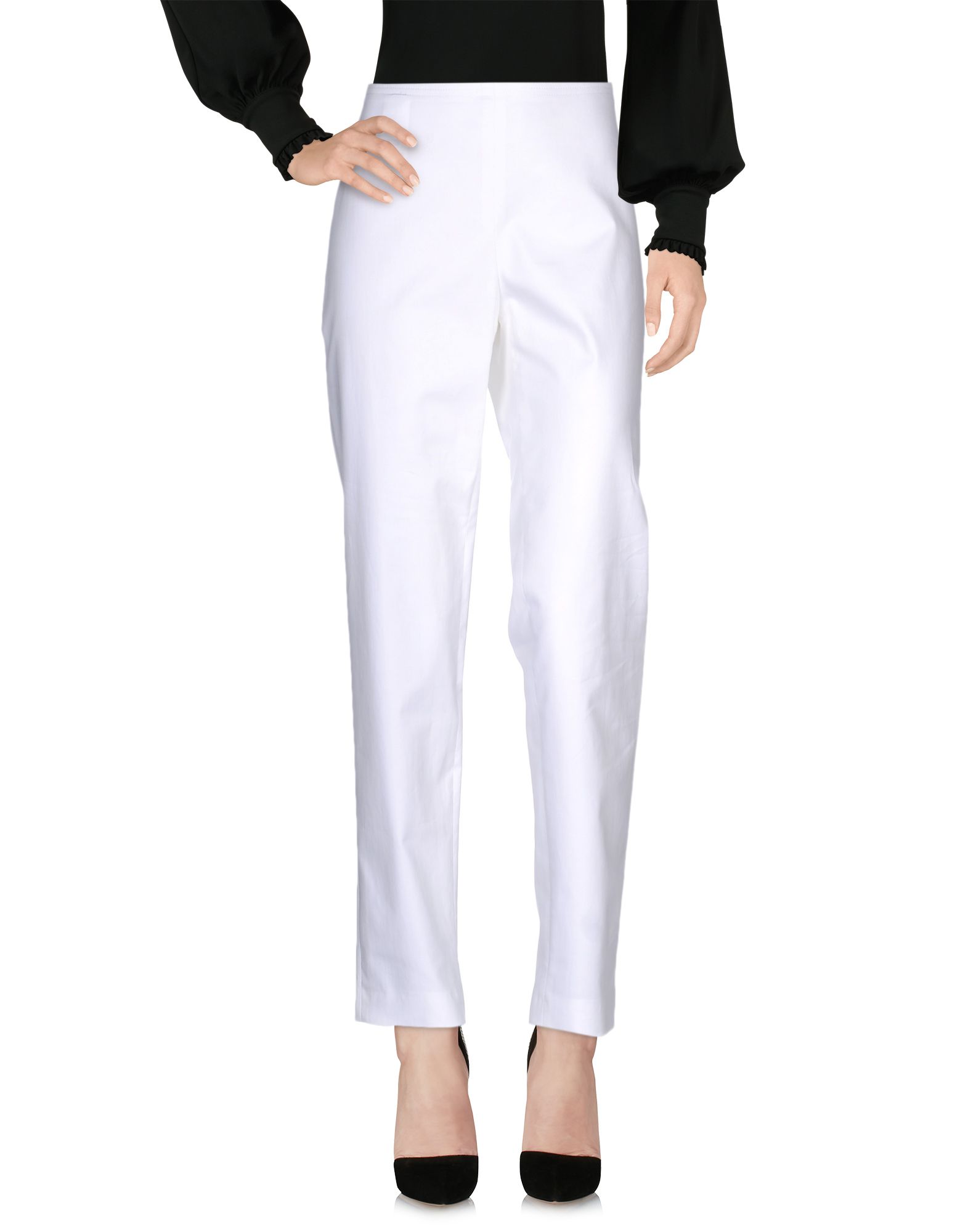 JIL SANDER NAVY Pantalone Bianco Donna Pantaloni