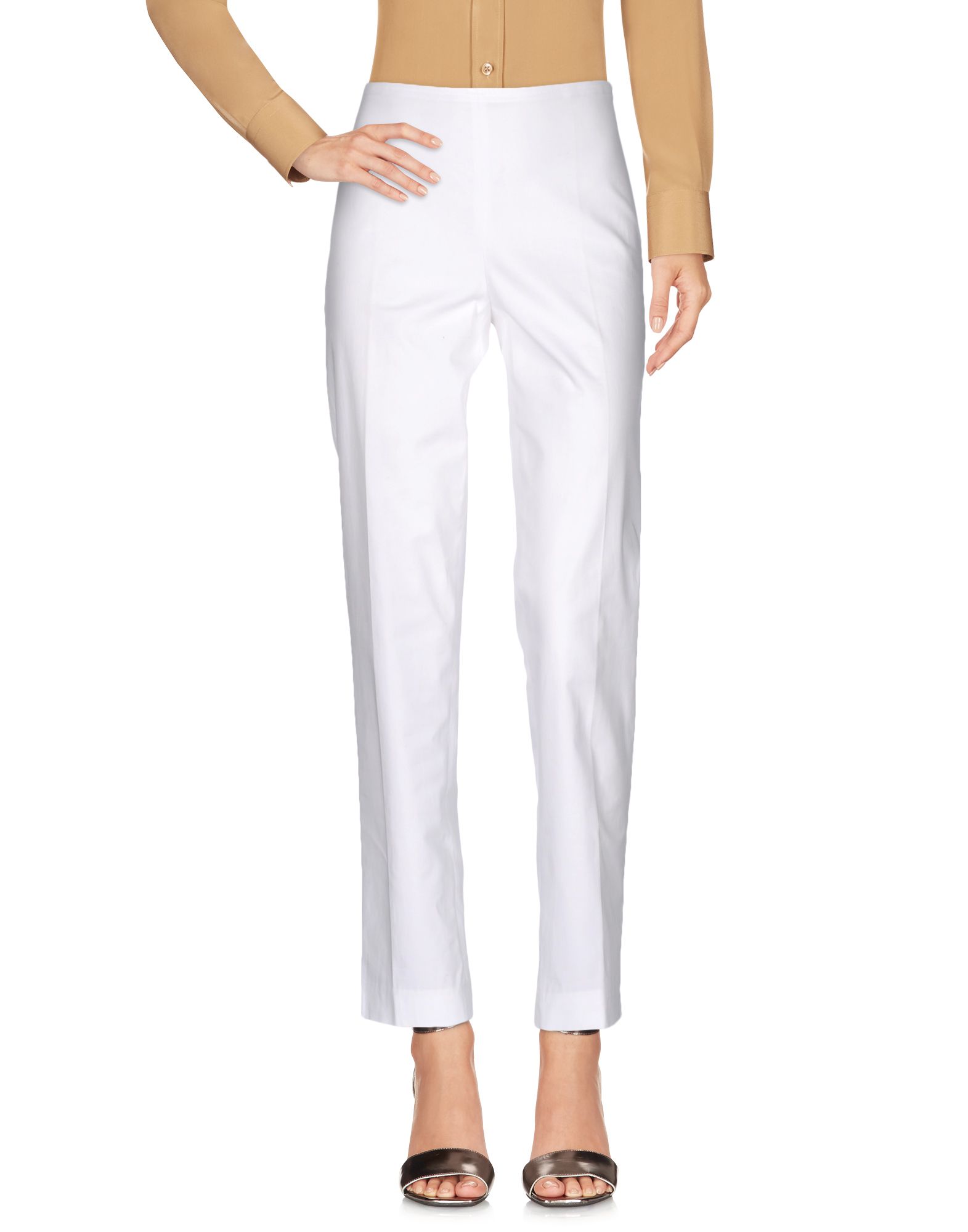 JIL SANDER NAVY Pantalone Bianco Donna Pantaloni