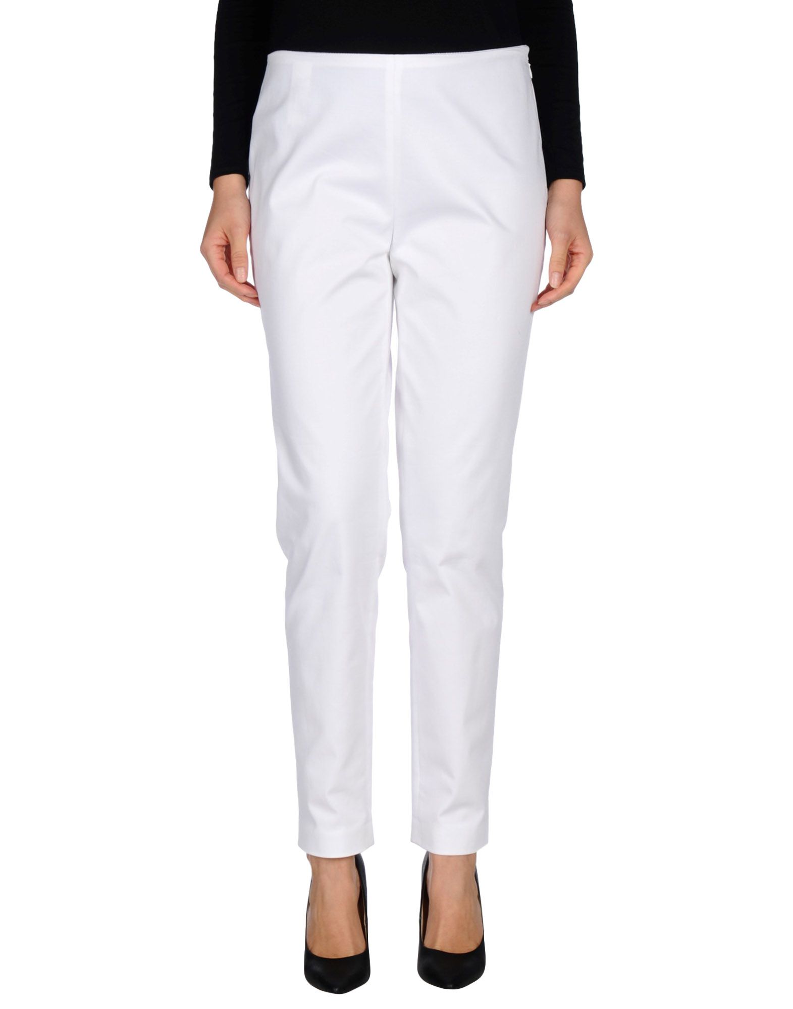 JIL SANDER NAVY Pantalone Bianco Donna Pantaloni