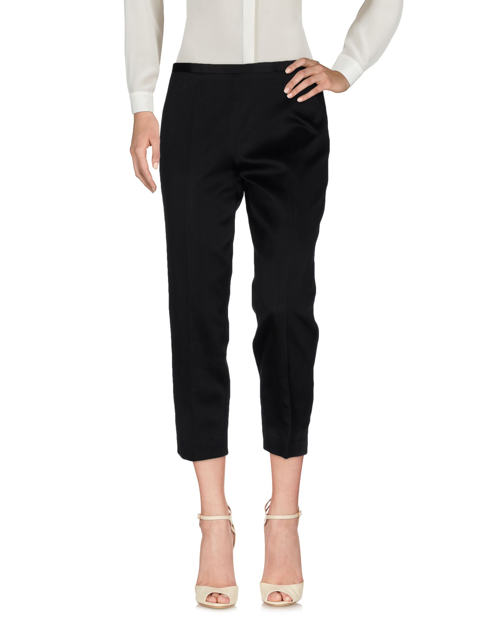 JIL SANDER NAVY Pantalone capri Nero Donna Pantaloni