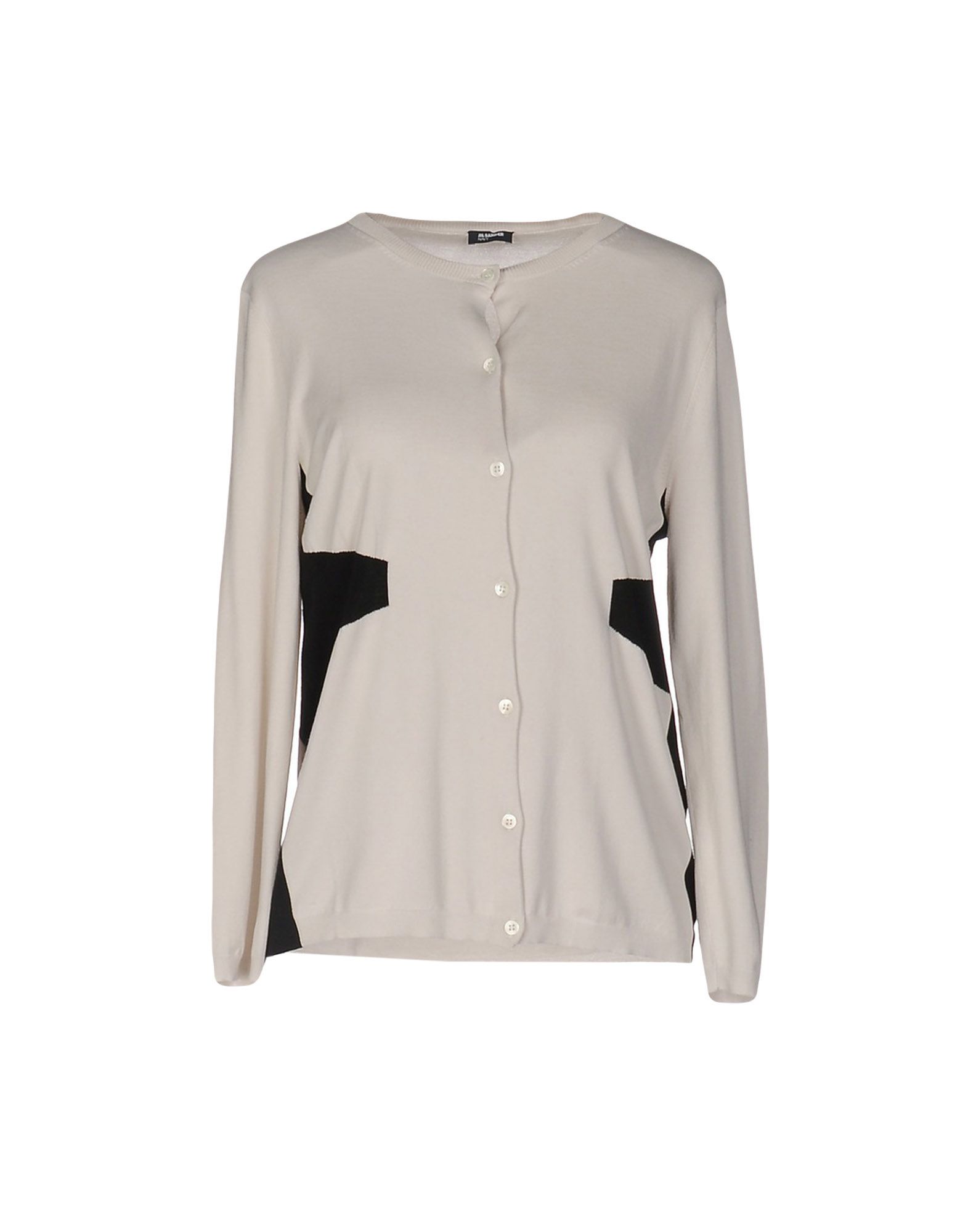 JIL SANDER NAVY Cardigan Beige Donna Maglie e Felpe