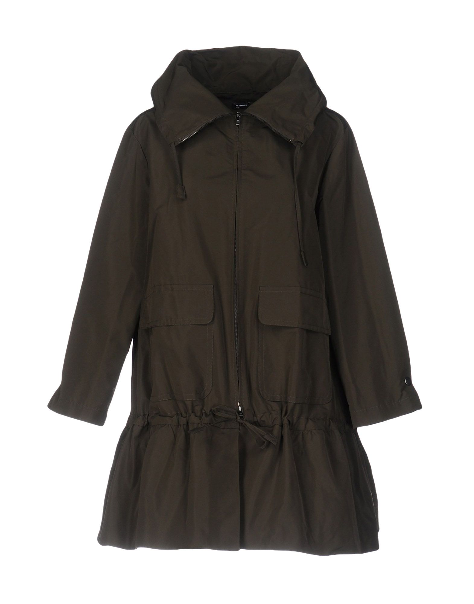 JIL SANDER NAVY Soprabito Verde militare Donna Cappotti e Giubbotti